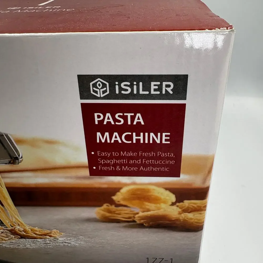 iSiLER Pasta Machine 9 Adjustable Thickness Settings Pasta Maker Roller Noodles